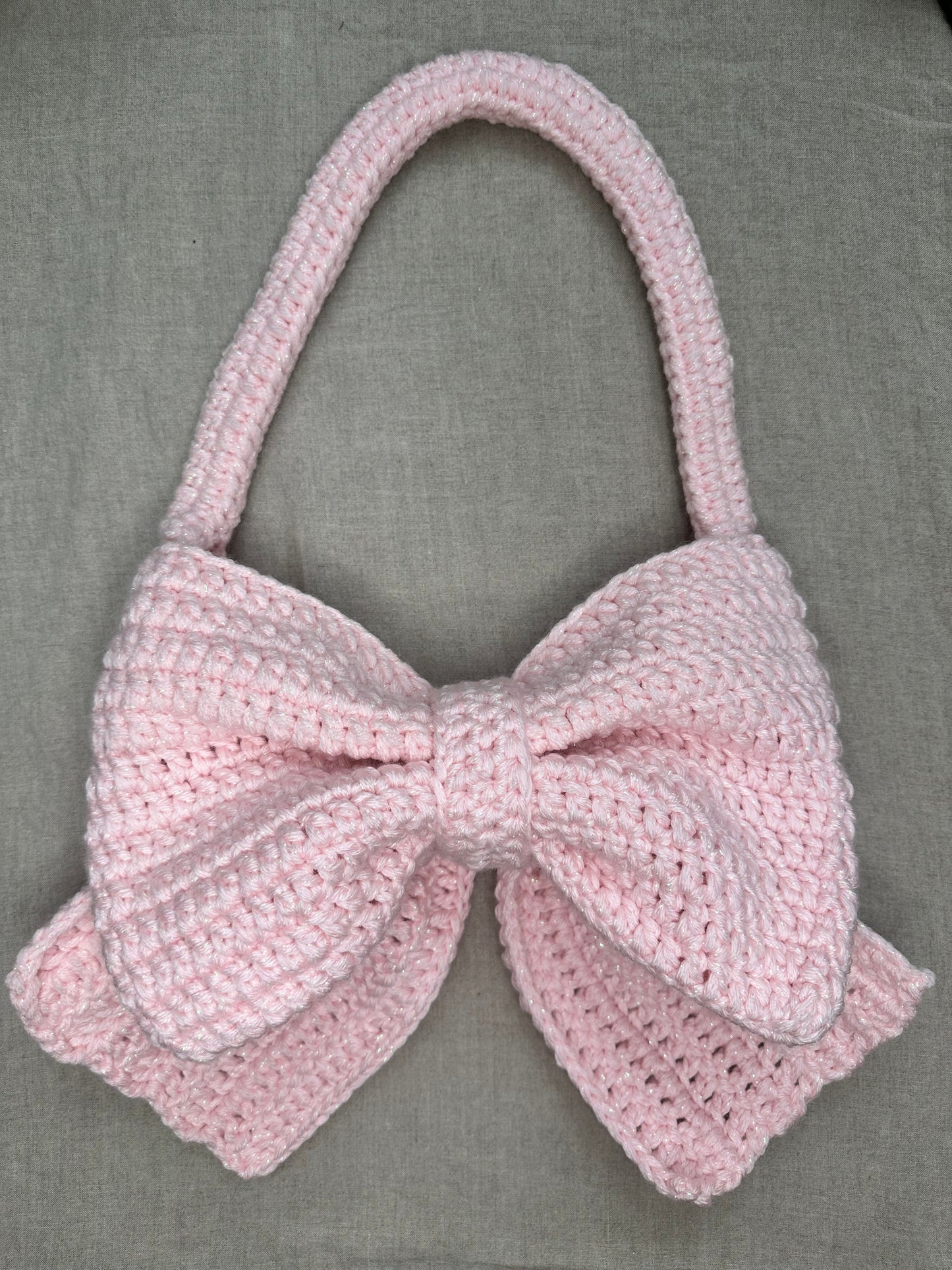 🎀 Sparkly Pink Bow Bag 🎀
