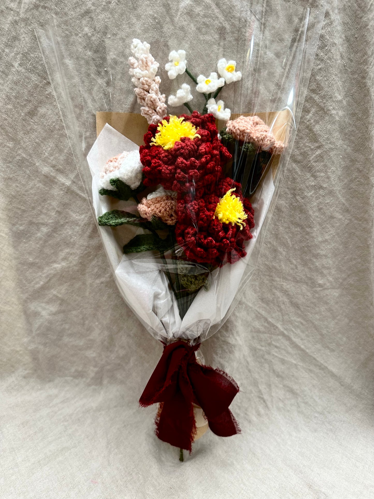 Red Peony Bouquet